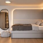 Divisão adicional com cama — visualização 3D, Monte Branco, Messines