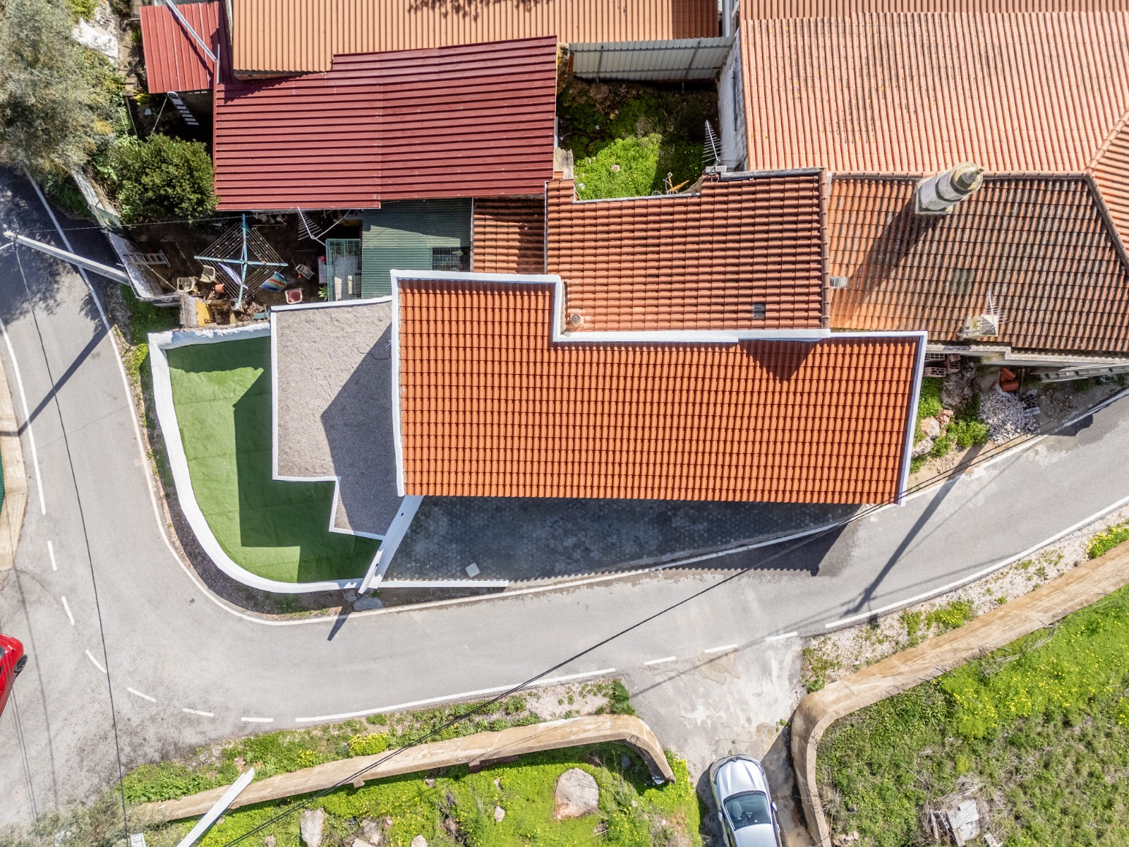 Vista superior da moradia — moradia T2 em Monte Boi, Messines